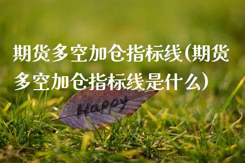 期货多空加仓指标线(期货多空加仓指标线是什么)_https://www.zghnxxa.com_黄金期货_第1张