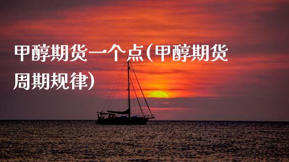 甲醇期货一个点(甲醇期货周期规律)_https://www.zghnxxa.com_内盘期货_第1张