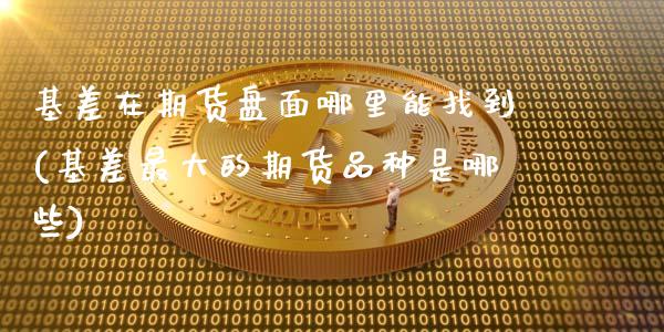 基差在期货盘面哪里能找到(基差最大的期货品种是哪些)_国际期货_第1张_期货直播室 基差在期货盘面哪里能找到(基差最大的期货品种是哪些)_https://www.zghnxxa.com_国际期货_第1张