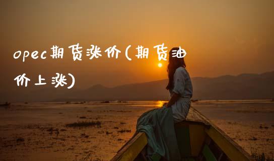 opec期货涨价(期货油价上涨)_https://www.zghnxxa.com_期货直播室_第1张
