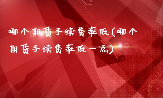 哪个期货手续费率低(哪个期货手续费率低一点)_期货直播室_第1张_期货直播室 哪个期货手续费率低(哪个期货手续费率低一点)_https://www.zghnxxa.com_期货直播室_第1张