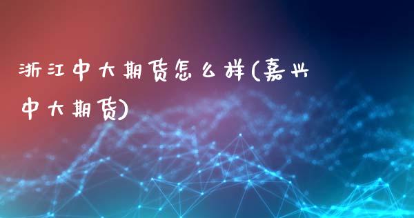 浙江中大期货怎么样(嘉兴中大期货)_https://www.zghnxxa.com_内盘期货_第1张