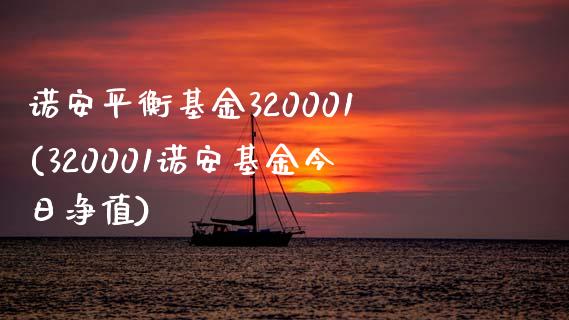 诺安平衡基金320001(320001诺安基金今日净值)_https://www.zghnxxa.com_黄金期货_第1张