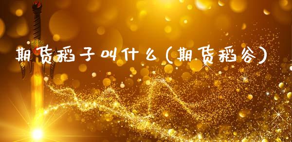 期货稻子叫什么(期货稻谷)_https://www.zghnxxa.com_国际期货_第1张