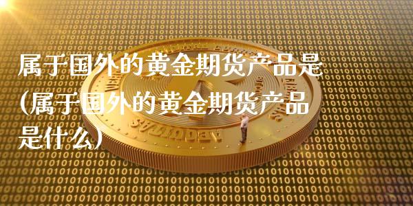 属于国外的黄金期货产品是(属于国外的黄金期货产品是什么)_https://www.zghnxxa.com_黄金期货_第1张