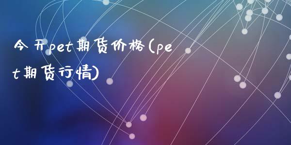 今天pet期货价格(pet期货行情)_https://www.zghnxxa.com_内盘期货_第1张