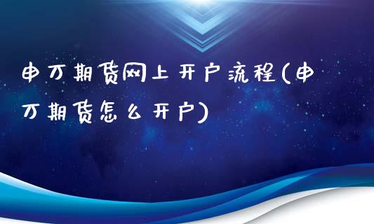申万期货网上开户流程(申万期货怎么开户)_https://www.zghnxxa.com_期货直播室_第1张