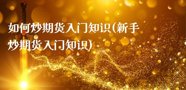 如何炒期货入门知识(新手炒期货入门知识)_https://www.zghnxxa.com_国际期货_第1张