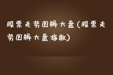 股票走势图解大盘(股票走势图解大盘指数)_https://www.zghnxxa.com_黄金期货_第1张