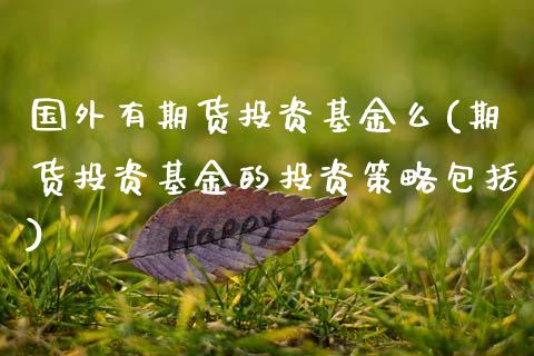 国外有期货投资基金么(期货投资基金的投资策略包括)_国际期货_第1张_期货直播室 国外有期货投资基金么(期货投资基金的投资策略包括)_https://www.zghnxxa.com_国际期货_第1张