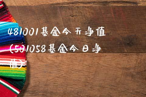 481001基金今天净值(501058基金今日净值)_https://www.zghnxxa.com_黄金期货_第1张