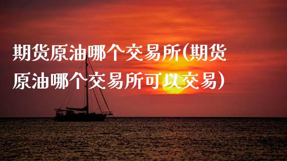 期货原油哪个交易所(期货原油哪个交易所可以交易)_https://www.zghnxxa.com_内盘期货_第1张