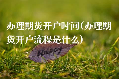 办理期货开户时间(办理期货开户流程是什么)_https://www.zghnxxa.com_期货直播室_第1张