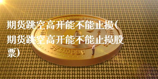 期货跳空高开能不能止损(期货跳空高开能不能止损股票)_https://www.zghnxxa.com_国际期货_第1张