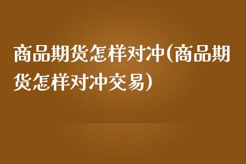 商品期货怎样对冲(商品期货怎样对冲交易)_https://www.zghnxxa.com_期货直播室_第1张