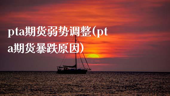 pta期货弱势调整(pta期货暴跌原因)_https://www.zghnxxa.com_国际期货_第1张