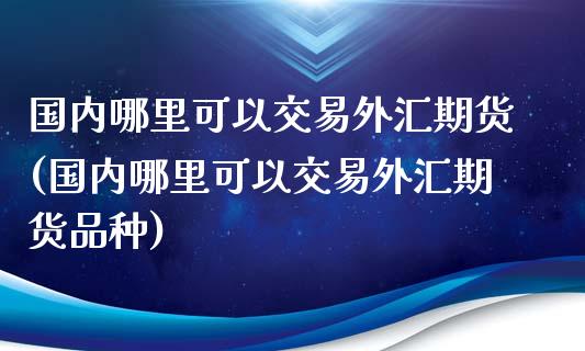 国内哪里可以交易外汇期货(国内哪里可以交易外汇期货品种)_内盘期货_第1张_期货直播室 国内哪里可以交易外汇期货(国内哪里可以交易外汇期货品种)_https://www.zghnxxa.com_内盘期货_第1张