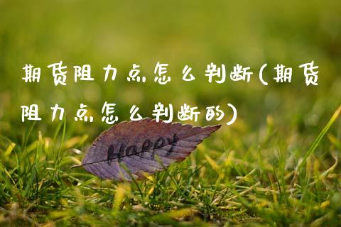 期货阻力点怎么判断(期货阻力点怎么判断的)_https://www.zghnxxa.com_内盘期货_第1张