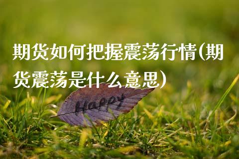 期货如何把握震荡行情(期货震荡是什么意思)_期货直播室_第1张_期货直播室 期货如何把握震荡行情(期货震荡是什么意思)_https://www.zghnxxa.com_期货直播室_第1张