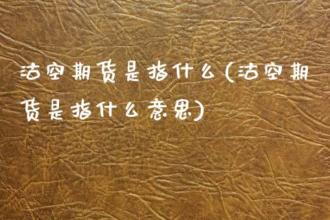 沽空期货是指什么(沽空期货是指什么意思)_https://www.zghnxxa.com_国际期货_第1张