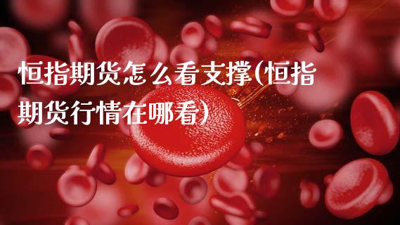 恒指期货怎么看支撑(恒指期货行情在哪看)_国际期货_第1张_期货直播室 恒指期货怎么看支撑(恒指期货行情在哪看)_https://www.zghnxxa.com_国际期货_第1张