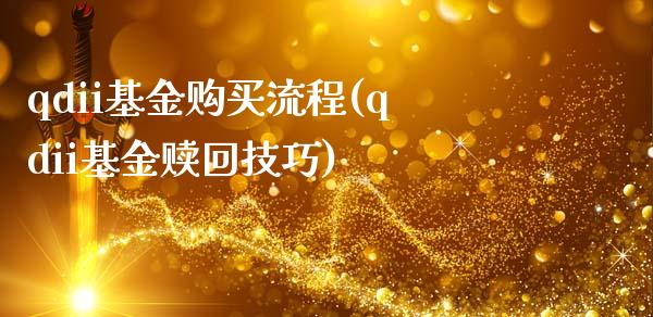 qdii基金购买流程(qdii基金赎回技巧)_https://www.zghnxxa.com_期货直播室_第1张