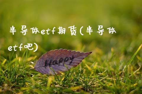 半导体etf期货(半导体etf吧)_https://www.zghnxxa.com_内盘期货_第1张