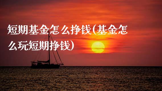 短期基金怎么挣钱(基金怎么玩短期挣钱)_https://www.zghnxxa.com_黄金期货_第1张