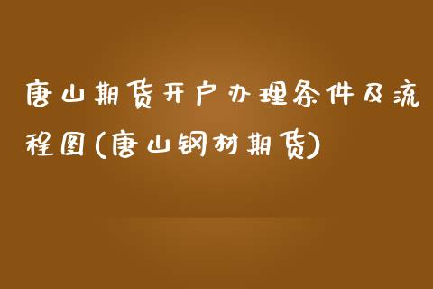 唐山期货开户办理条件及流程图(唐山钢材期货)_https://www.zghnxxa.com_国际期货_第1张
