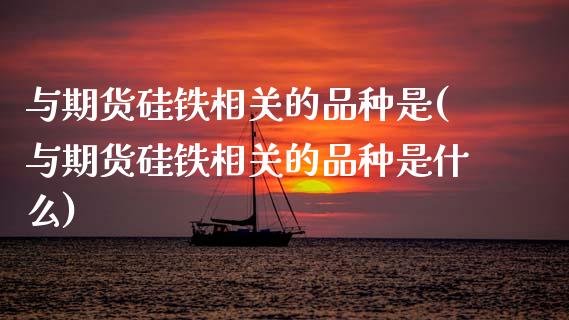 与期货硅铁相关的品种是(与期货硅铁相关的品种是什么)_https://www.zghnxxa.com_黄金期货_第1张