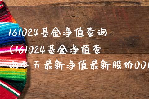 161024基金净值查询(161024基金净值查询今天最新净值最新股价001225)_https://www.zghnxxa.com_黄金期货_第1张