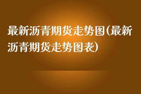 最新沥青期货走势图(最新沥青期货走势图表)_https://www.zghnxxa.com_黄金期货_第1张