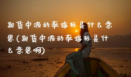 期货中波动率指标是什么意思(期货中波动率指标是什么意思啊)_黄金期货_第1张_期货直播室 期货中波动率指标是什么意思(期货中波动率指标是什么意思啊)_https://www.zghnxxa.com_黄金期货_第1张