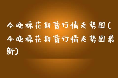 今晚棉花期货行情走势图(今晚棉花期货行情走势图最新)_https://www.zghnxxa.com_内盘期货_第1张