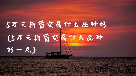 5万元期货交易什么品种好(5万元期货交易什么品种好一点)_https://www.zghnxxa.com_黄金期货_第1张
