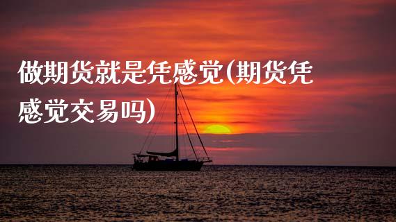 做期货就是凭感觉(期货凭感觉交易吗)_https://www.zghnxxa.com_期货直播室_第1张