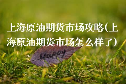 上海原油期货市场攻略(上海原油期货市场怎么样了)_https://www.zghnxxa.com_内盘期货_第1张