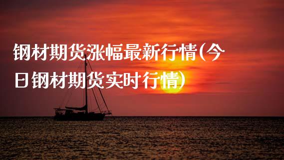 钢材期货涨幅最新行情(今日钢材期货实时行情)_https://www.zghnxxa.com_期货直播室_第1张