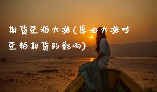 期货豆粕大涨(原油大涨对豆粕期货的影响)_国际期货_第1张_期货直播室 期货豆粕大涨(原油大涨对豆粕期货的影响)_https://www.zghnxxa.com_国际期货_第1张