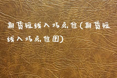 期货短线入场点位(期货短线入场点位图)_https://www.zghnxxa.com_内盘期货_第1张