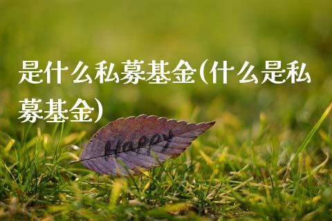是什么私募基金(什么是私募基金)_内盘期货_第1张_期货直播室 是什么私募基金(什么是私募基金)_https://www.zghnxxa.com_内盘期货_第1张