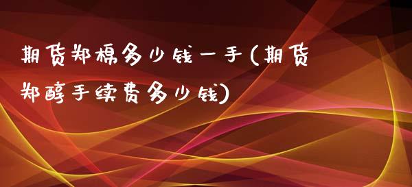 期货郑棉多少钱一手(期货郑醇手续费多少钱)_https://www.zghnxxa.com_内盘期货_第1张
