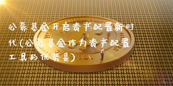 公募基金开启资产配置新时代(公募基金作为资产配置工具的优势是)_https://www.zghnxxa.com_黄金期货_第1张