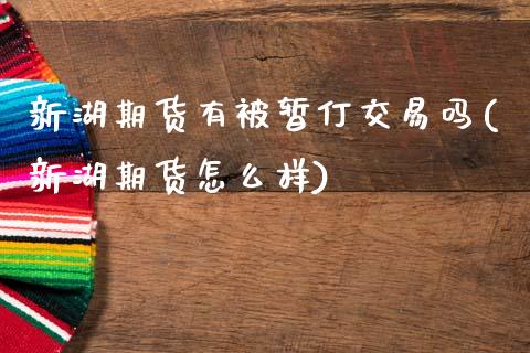 新湖期货有被暂仃交易吗(新湖期货怎么样)_https://www.zghnxxa.com_期货直播室_第1张