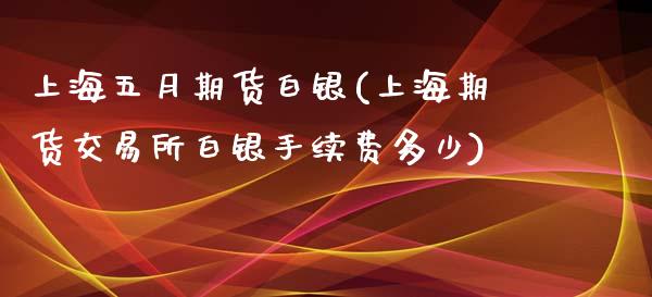 上海五月期货白银(上海期货交易所白银手续费多少)_https://www.zghnxxa.com_内盘期货_第1张