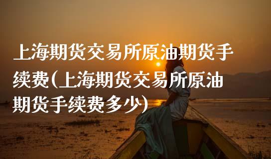 上海期货交易所原油期货手续费(上海期货交易所原油期货手续费多少)_https://www.zghnxxa.com_期货直播室_第1张