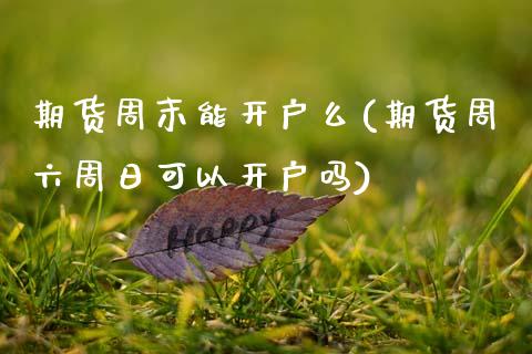 期货周末能开户么(期货周六周日可以开户吗)_国际期货_第1张_期货直播室 期货周末能开户么(期货周六周日可以开户吗)_https://www.zghnxxa.com_国际期货_第1张