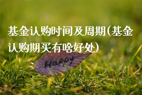 基金认购时间及周期(基金认购期买有啥好处)_国际期货_第1张_期货直播室 基金认购时间及周期(基金认购期买有啥好处)_https://www.zghnxxa.com_国际期货_第1张