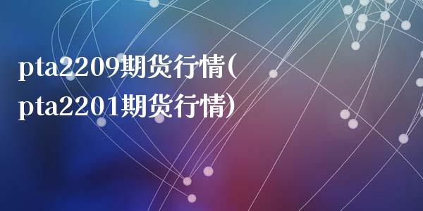 pta2209期货行情(pta2201期货行情)_https://www.zghnxxa.com_内盘期货_第1张