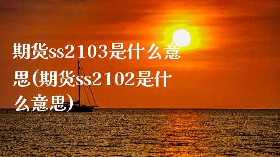 期货ss2103是什么意思(期货ss2102是什么意思)_黄金期货_第1张_期货直播室 期货ss2103是什么意思(期货ss2102是什么意思)_https://www.zghnxxa.com_黄金期货_第1张